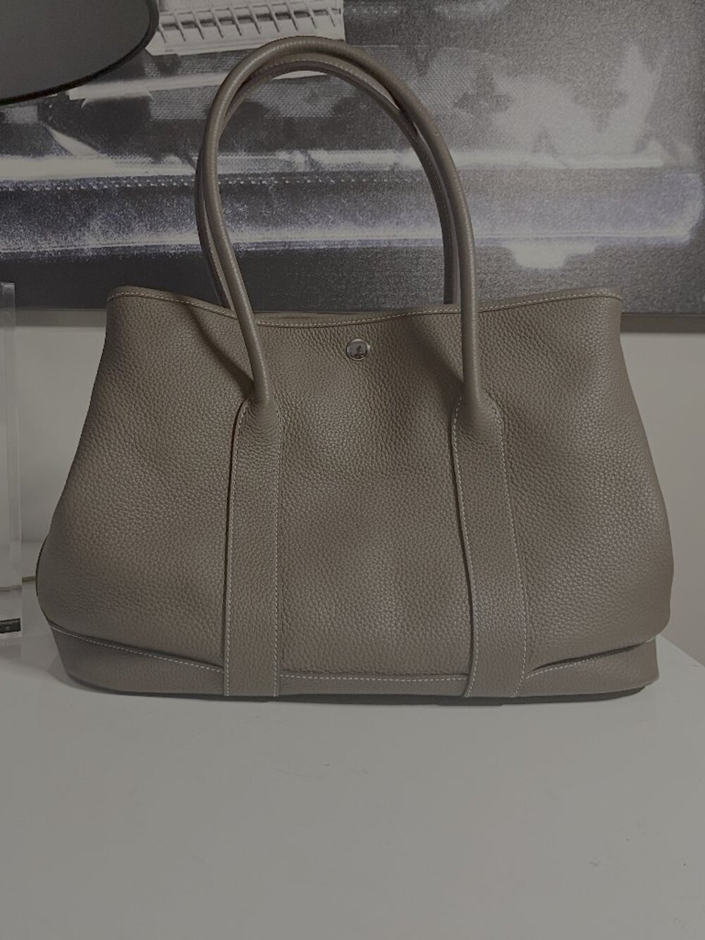 Garden Party Togo Leather Tote - Picture 9 of 10